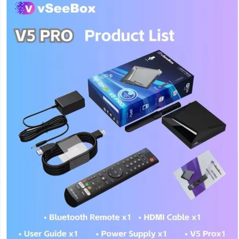 vSeeBox V5 Pro Android Streaming Box | Authorized Seller | Same-Day Ship - Picture 4 of 7